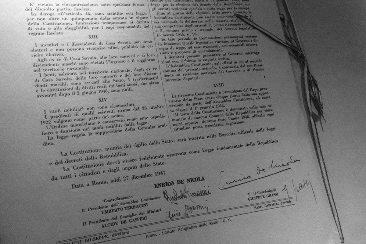 La Costituzione e la Comunità