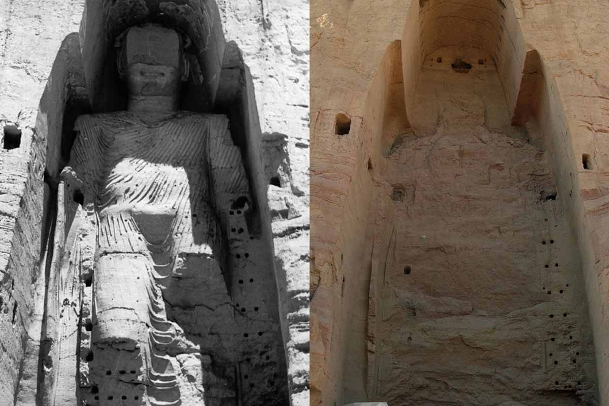 Talebani e Isis distruttori di arte, storia, simboli religiosi